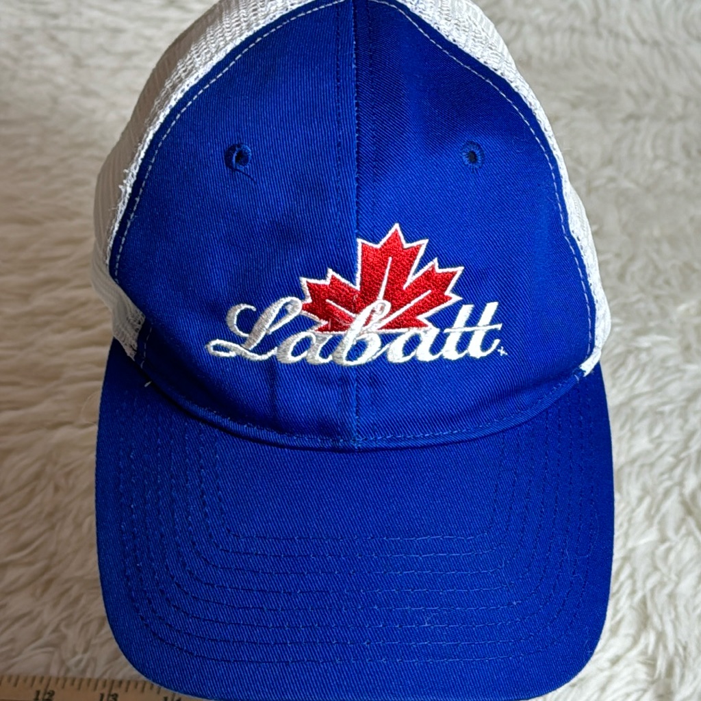 Embroidered Labatt Beer Snapback Hat Cap